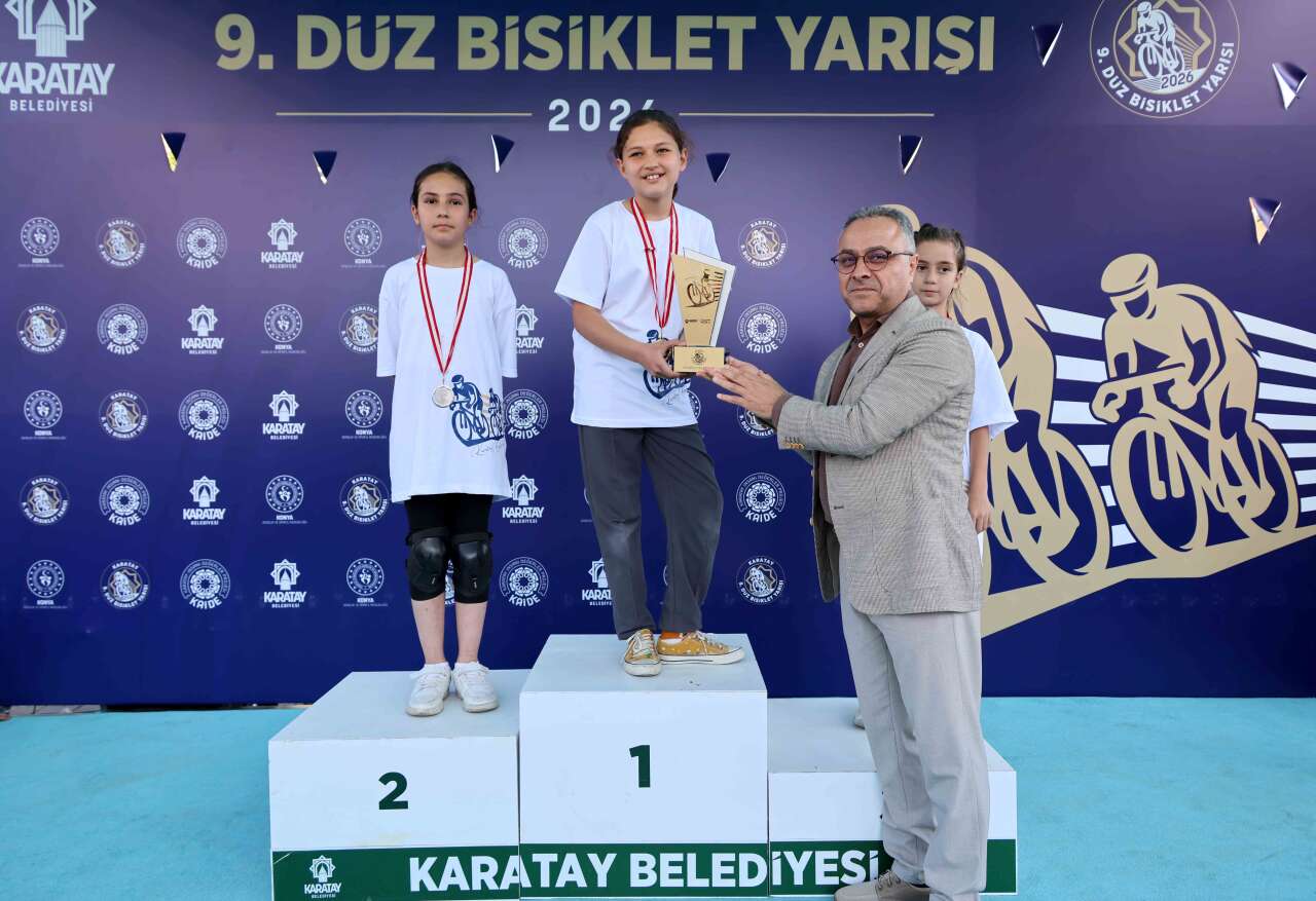 Karatay'da 9. Düz Bisiklet Yarışı büyük heyecana sahne oldu 6